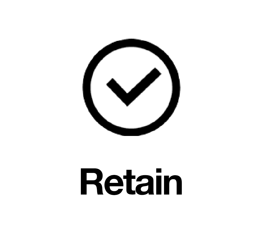retain